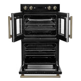 Wall_Oven_FBOEL1340-30BLK_V1_2_Front_Door_Open_2025-02-13