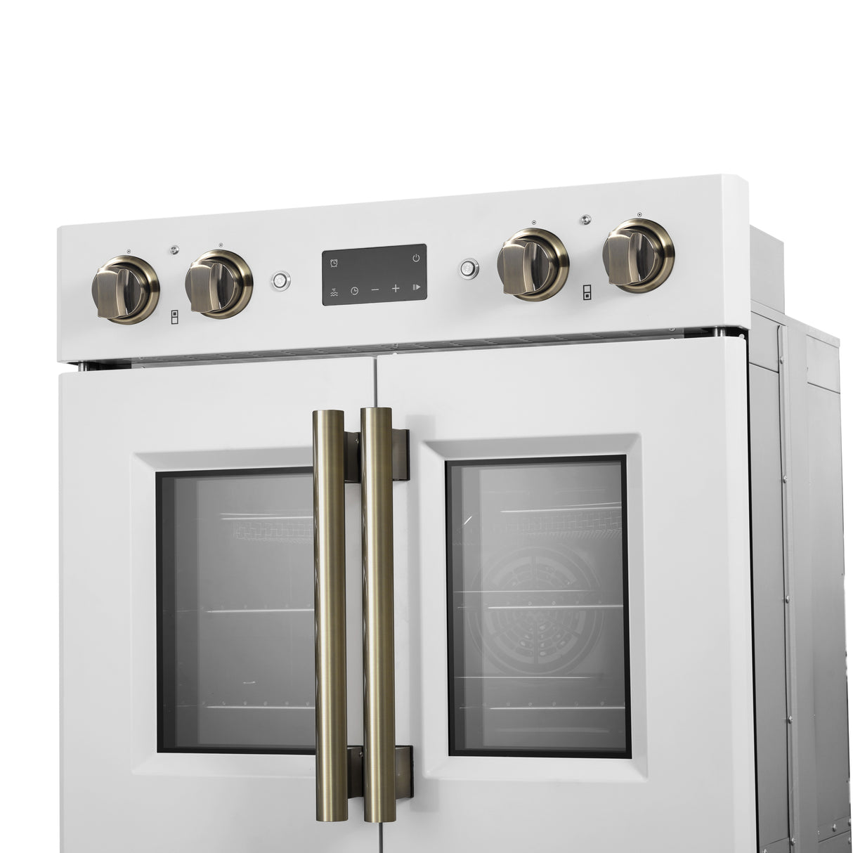 Wall_Oven_FBOEL1340-30WHT_V1_6_Right_Lower_Angle_Upper_Oven_2025-02-14