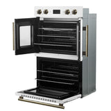 Wall_Oven_FBOEL1340-30WHT_V1_7_Right_Angle_Door_Open_2025-02-14