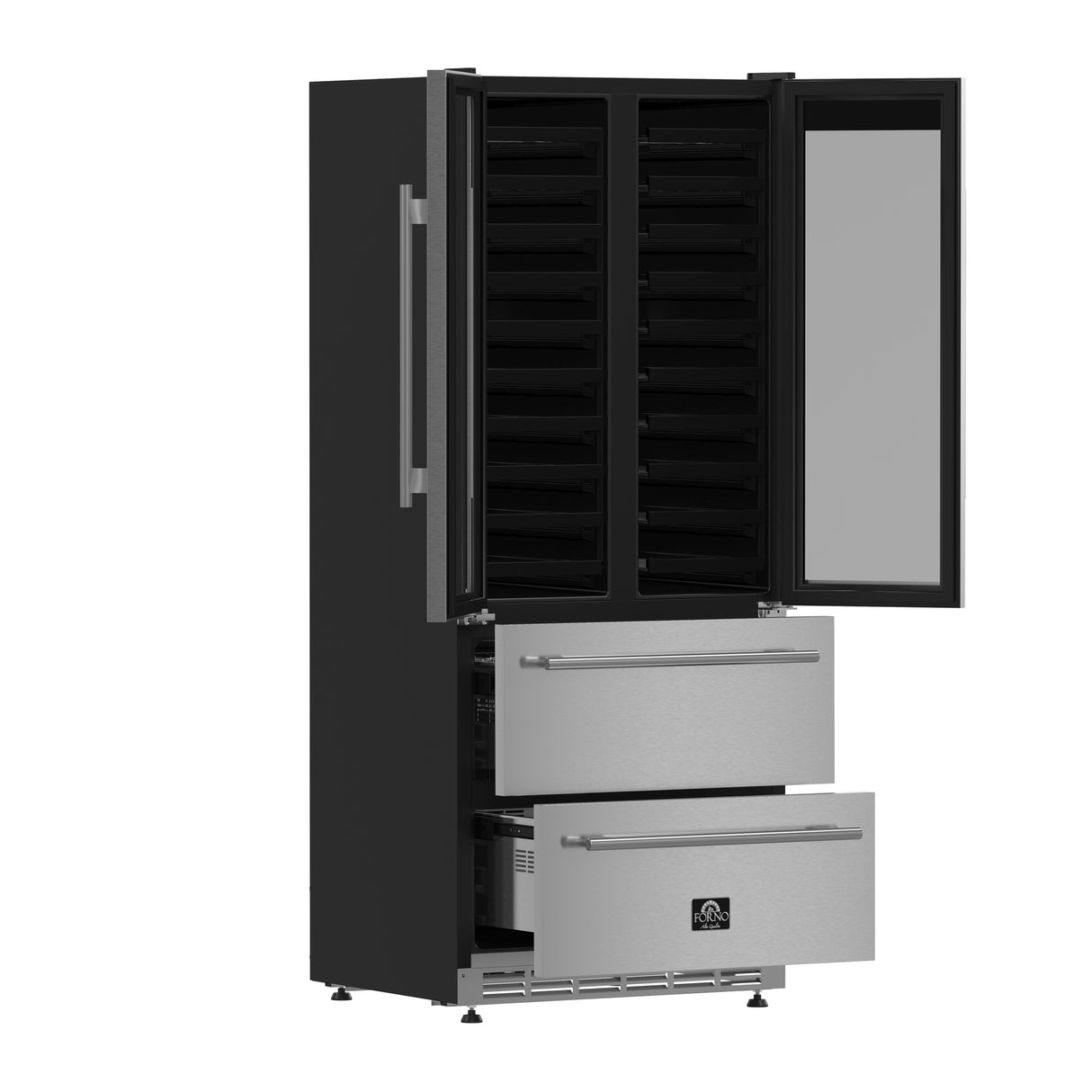 Wine Cooler_FWCDR6635-32S_2024_11_Angle_Open